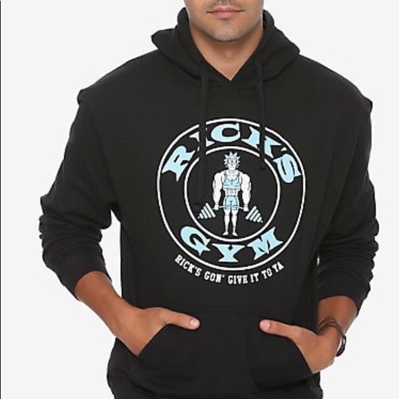 rick's gym hoodie